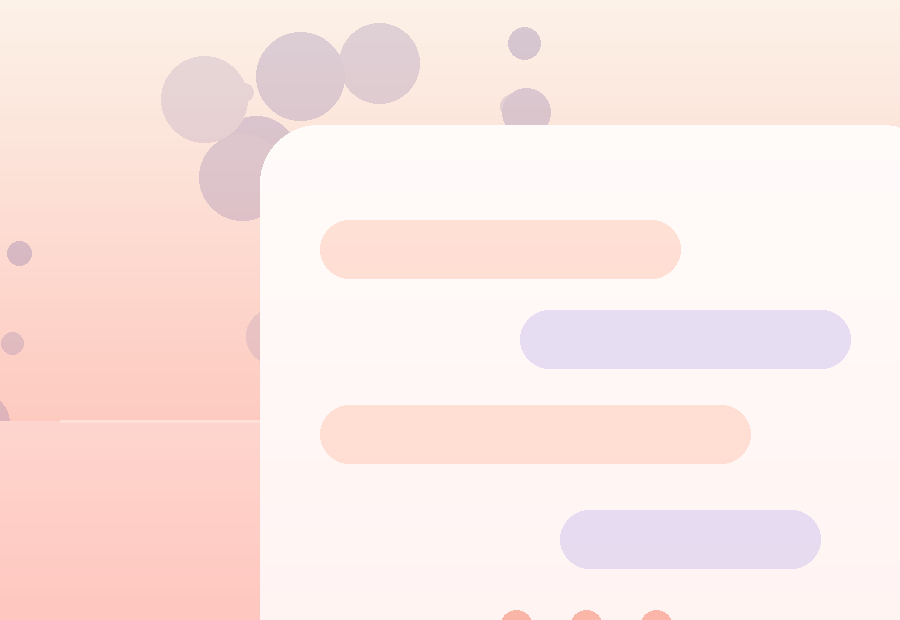 客服支持聊天气泡